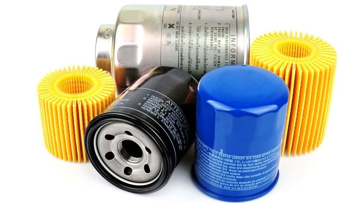 Image showing a variety of multiple oil filters